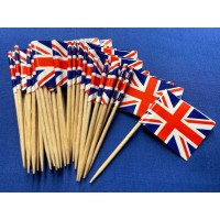 Union Flag Cocktail Sticks