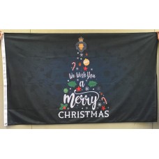 CHRISTMAS FLAG - MILITARY / ASSOCIATION  5ft x 3ft / 152x91