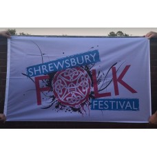 Shrewsbury Folk Festival Flag - 5ft x 3ft / 152 x 91cm