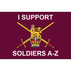  "I Support Soldiers A-Z"  3ft x 2ft / 90 x 60cm