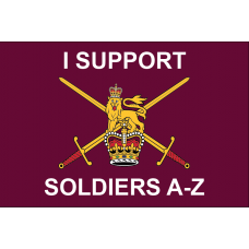 I Support Soldiers A-Z  5' x 3'  / 152x91